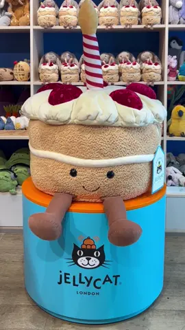 Giant Amuseables Birthday Cake has arrived for the celebrations! 🎂🥳  📍@L’Armoire de Bébé , Paris #jellycat #jellycatcollection #birthdaycake