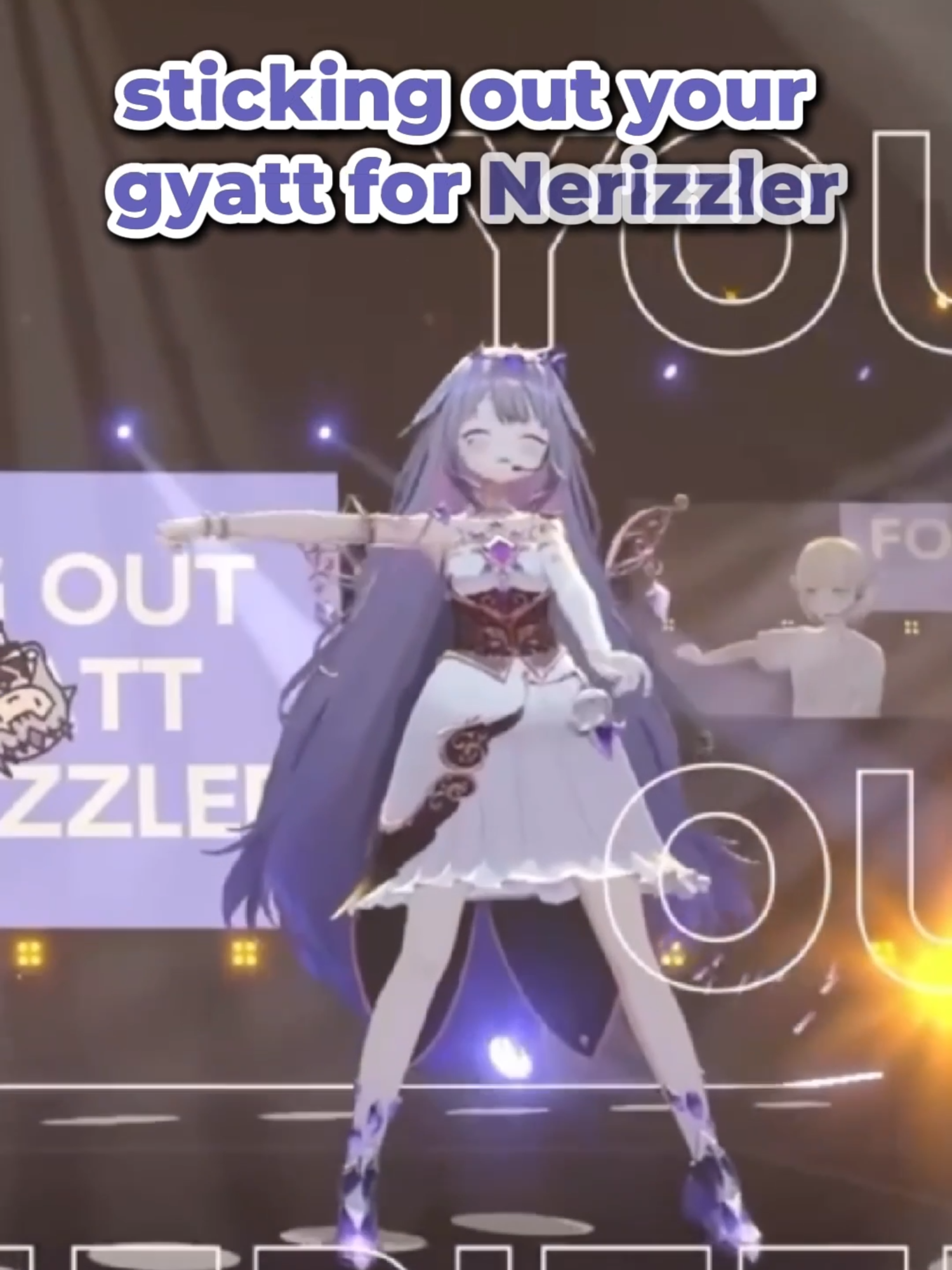 Hajime & Biboo Sung Gyatt for Nerizzler in 3D #hololive #hololiveEN #vtuber #kosekibijou #holoadvent #Mintfantome