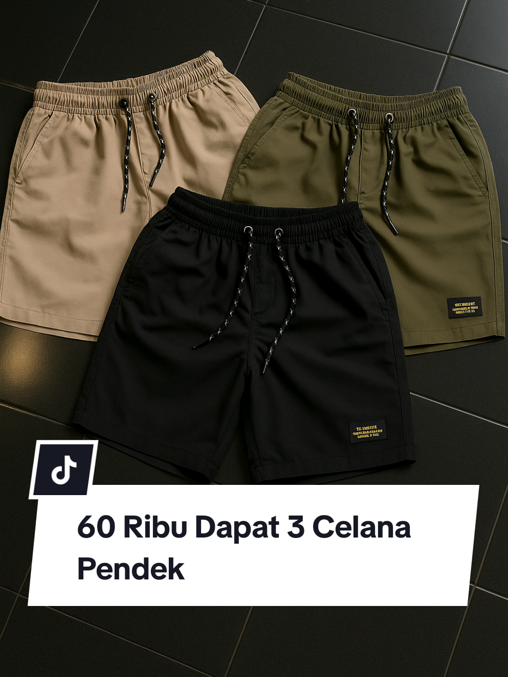 60 Ribu Dapat 3 Celana Pendek santai  bahan tebal, halus, dan nyaman di pakai  ,,  #celana  #celanapendek  #celanamurah  #celanapendekpria  #fyp  #masukberanda  #fyppppppppppppppppppppppp 