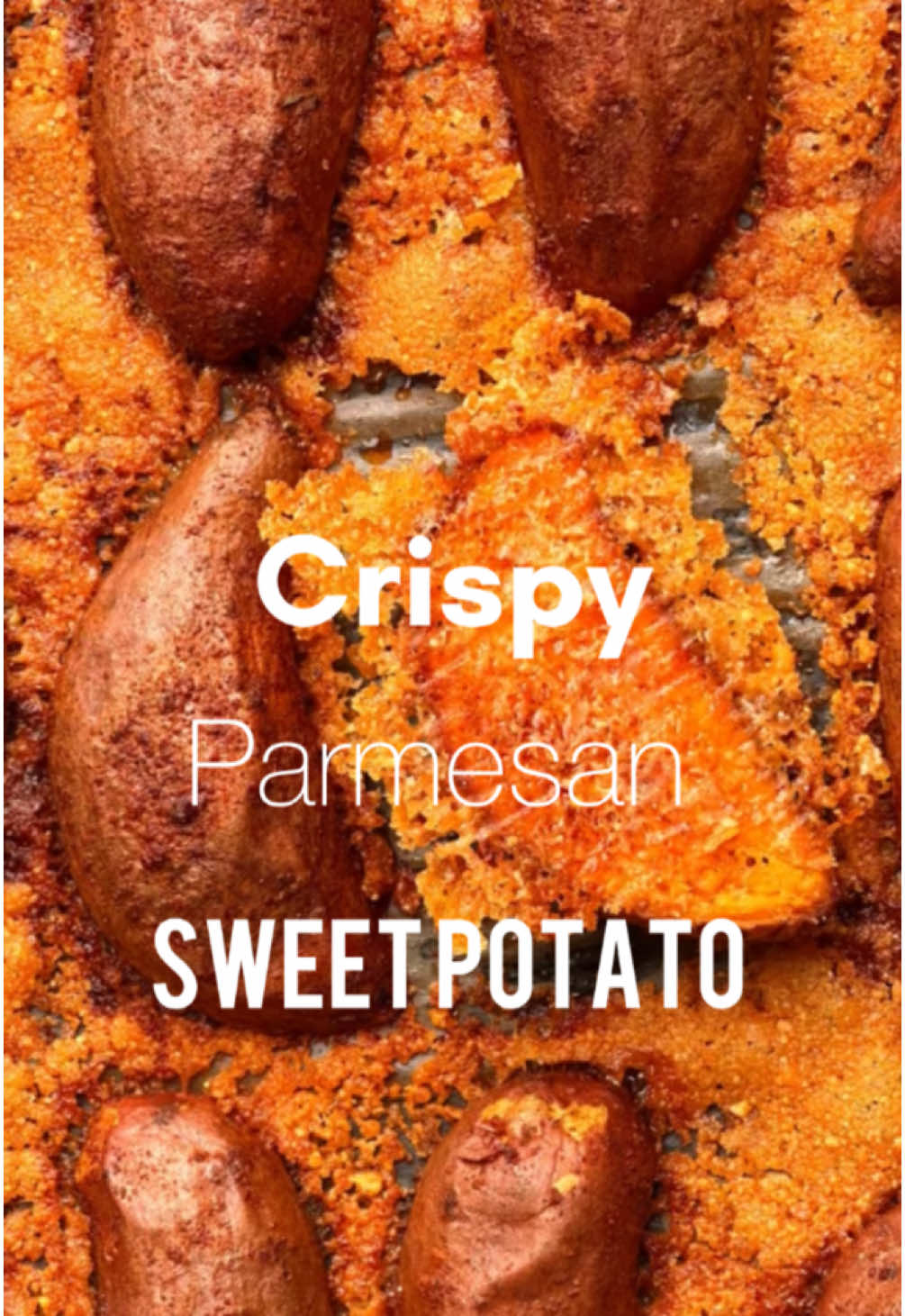 🍠Recipe⬇️: If you like sweet, salty and crispy, save these to make!  Have them as a side for dinner great with roast beef, chicken, pork or meatballs and greens like broccoli and spinach. Delicious for lunch with salad alongside some beetroot, ham and bread. Serve solo with a spicy or pesto mayo.  ❤️Or even serve them to the kids with ketchup!  SAVE and Share - with a friend  💥Crispy Parmesan Sweet Potatoes  6 small sweet potatoes, washed, dried and cut in half lengthwise 2 tablespoons cajun spice mix (or just smoked paprika) Pinch of salt Spray oil to coat  1 cup of grated parmesan cheese (90g approx) Preheat the oven 180c fan. Line a medium sized baking tray with non-stick parchment paper. Put the cut sweet potatoes into a mixing bowl, sprinkle over the cajun spice, salt and spray lightly with oil.  Sprinkle the parmesan evenly all over the tray. Place the sweet potatoes flesh side down on the tray. Spray again with the oil.  Roast in the oven for 30 to 40 minutes, until the potatoes pierce easily with a knife.  #sweetpotato #crispyparmesanpotatoes #viralreel #reeloftheday #crispypotatoes #onesheet #onepan #onelove