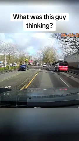 What is this guy thinking? #dashcams #dashcamcrash #dashcamera #roadrage #dashcam #insurance #baddriver #dashcamlessons #insurancetiktok