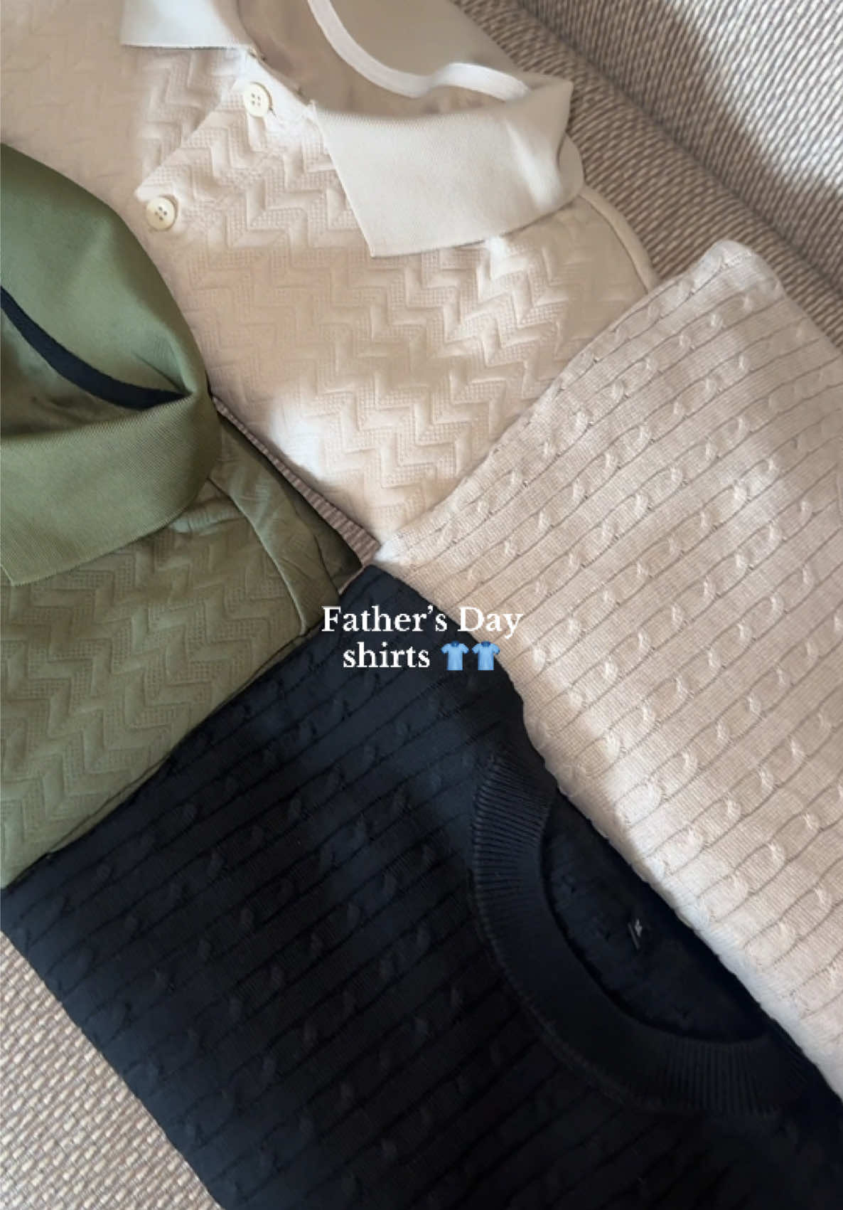 found the nicest textured shirts & polos for Father’s Day! perfect for any father in your life 👕👔 • #FathersDay #fathersdaygift #tiktokshopsummerturnup #tiktokshopcreatorpicks #giftsforhim 