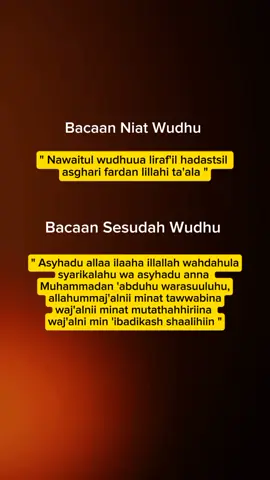 Bagi yang belum hafal doa sesudah wudhu  yuk kita sama