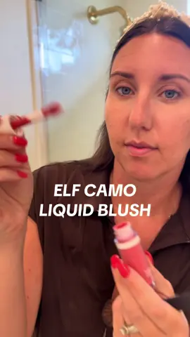 @elfcosmetics camo liquid blush is a summer staple! #elfcosmetics #liquidblush #nomakeupmakeup 