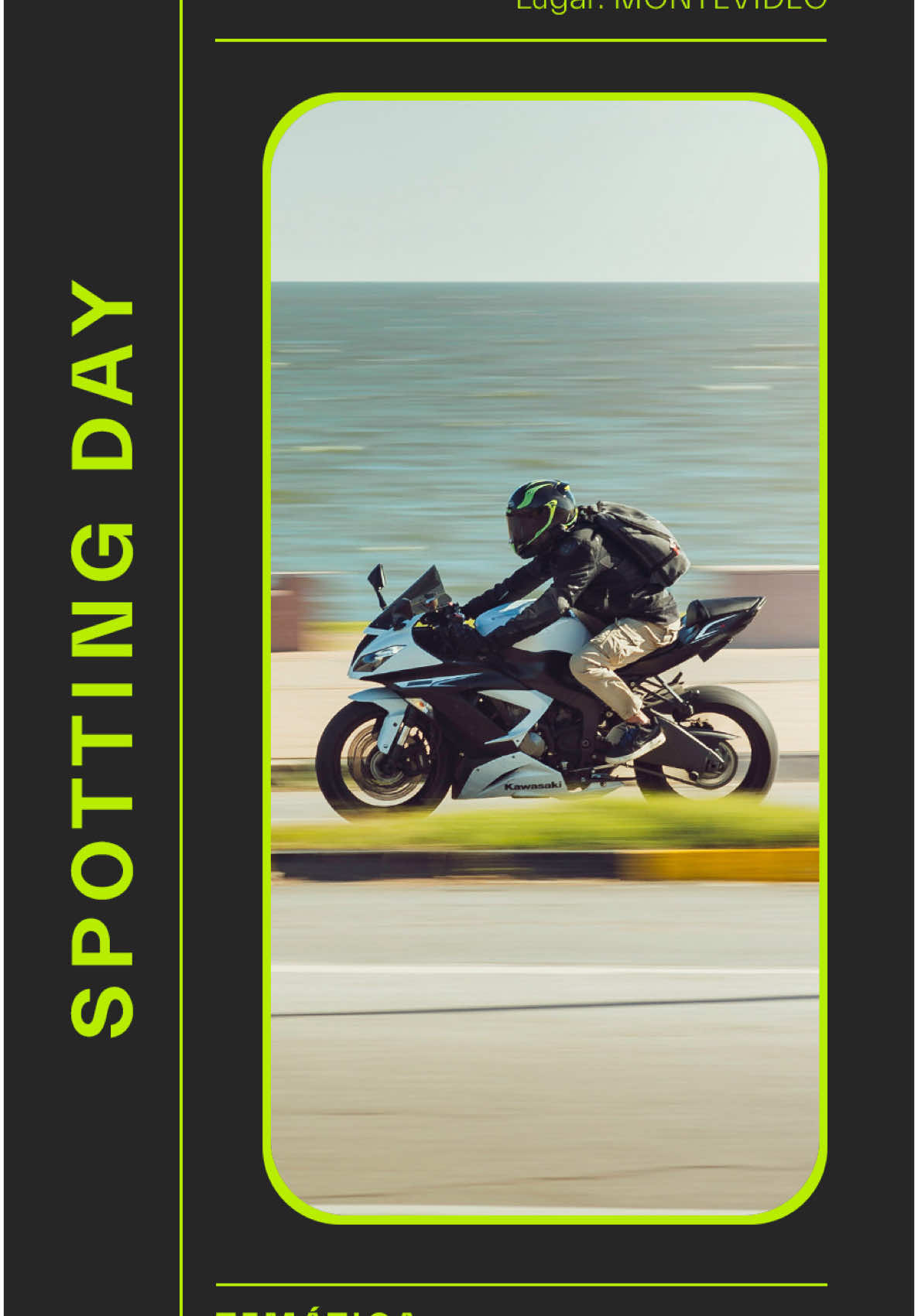 Increíble como sonaba el escape de esta Kawasaki!  ¿Qué modelo es?