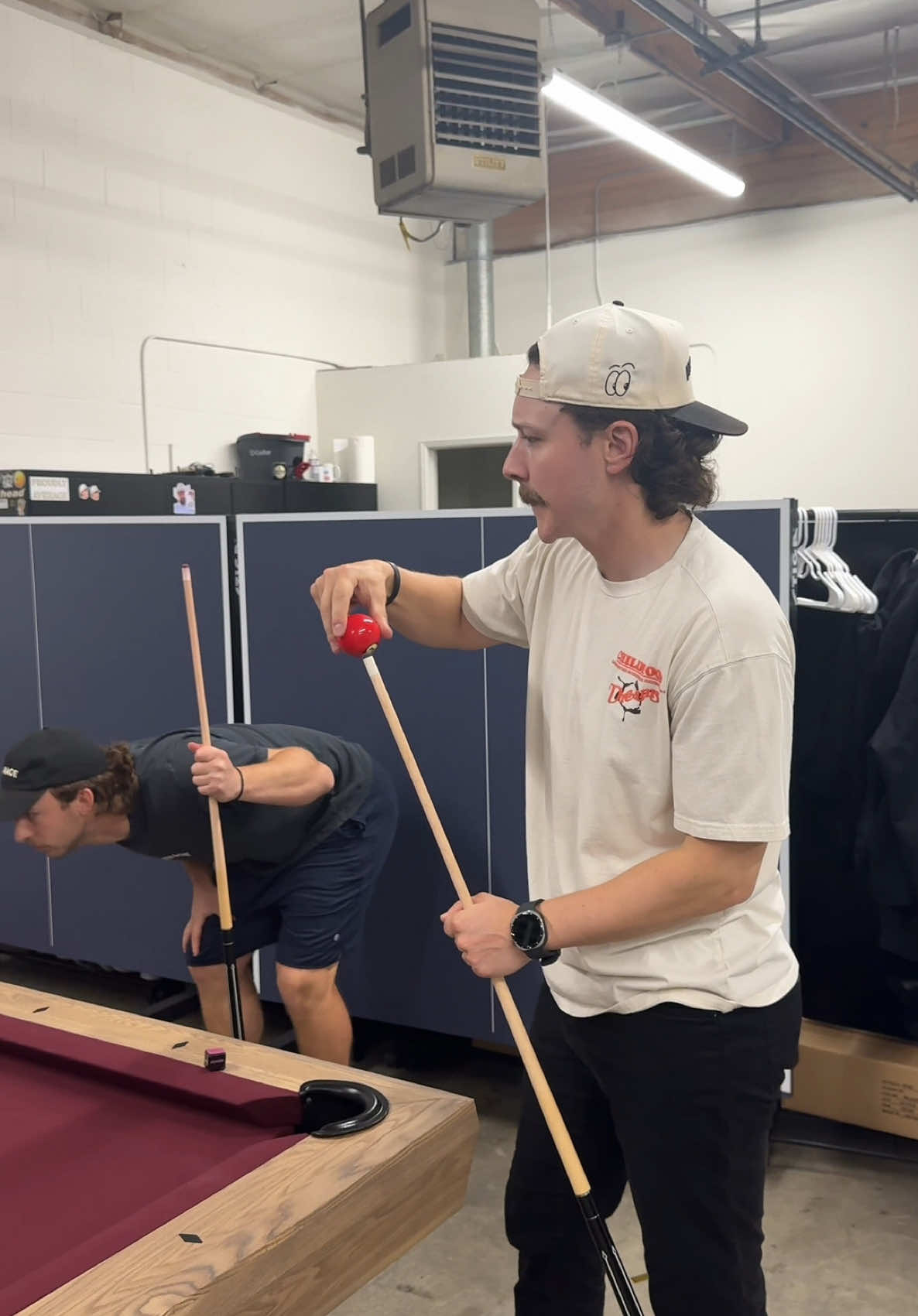 bro can’t keep getting away with this #billiards #pool #averagebilliards #thepointerbrothers 