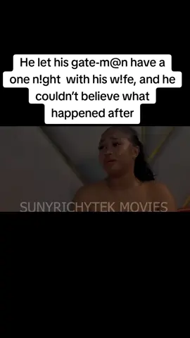 He let his gate-m@n have a one n!ght  with his w!fe, and he couldn’t believe what happened after#wahalainparadise #viral #nollywoodmovies 