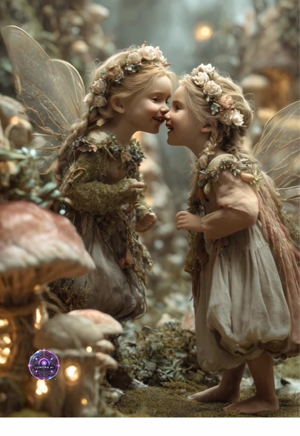 Magical moments with fairies, elves and forest spirits - come along and let yourself be enchanted🧚‍♀️ #fantasyworld #fairy #elven #forestspirits #natureandmagic #elvenmagic #whimsicalworld #ai #aiart #aiartist #aicommunity #midjourney #lumora_ai 