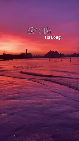 Bình minh Hạ Long 4:30 sáng cho nhân phẩm tốt 🫧💦💫 Bình minh biển Bãy Cháy siêuuuu xinh buổi sáng vắng không có aii hớt ✨🌊#sea #biển #beachvibes #viral #halong #baichay #travel #he2025 