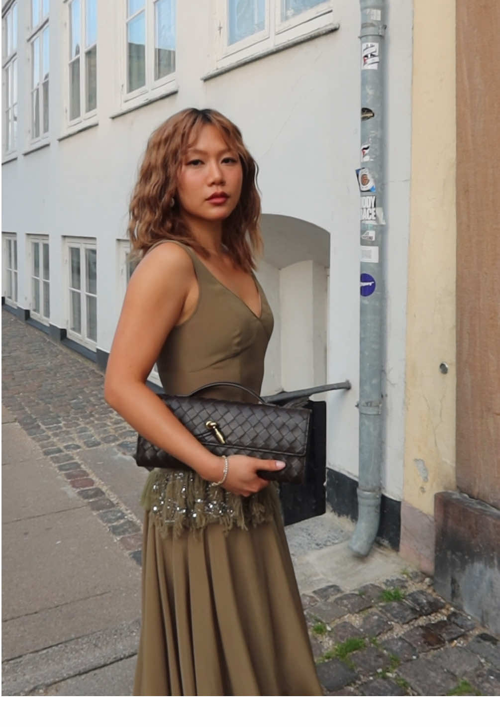 IT’S SILK GEORGETTE 💅🏼 I got to wear a dream dress from Alexander McQueen for the closing dinner of @Global Fashion Agenda who partnered with @Kering on the sustainable fashion event of the year!! 
