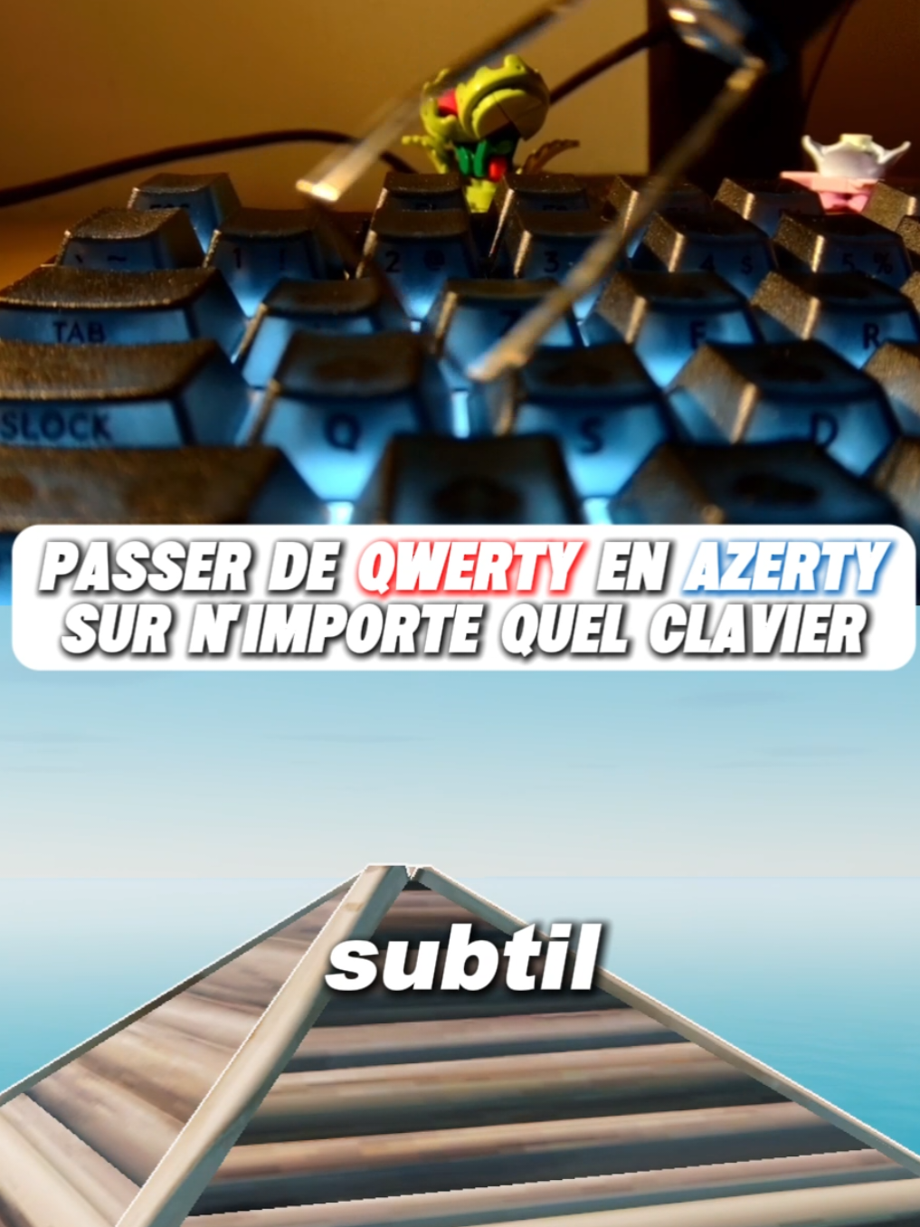 Comment passer son clavier QWERTY en AZERTY ? Dans cette vidéo je te montre 3 façons pour changer ton clavier QWERTY en AZERTY . #clavierazerty #qwertytoazerty #astuce #tuto #setup #techtok #gaming #claviergaming #fortnite 
