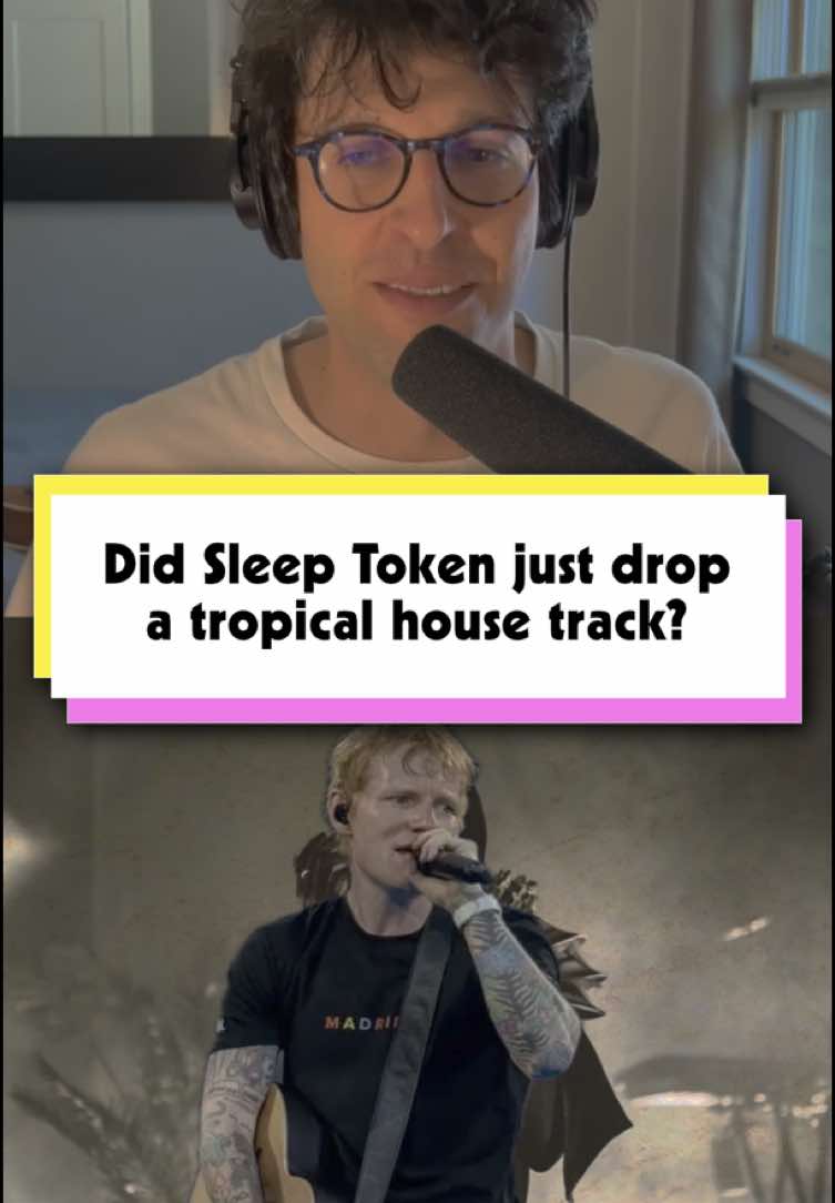 Did Sleep Token just drop a tropical house track? ⠀ In our latest episode, “Is the future of pop…heavy metal?!”, we break down one of the wildest pivots on Even in Arcadia. Sleep Token—yes, the masked metal band with swords and antlers—opens a track with toy piano, tropical house drums, and melodies straight out of a reggaeton-lite pop song. It’s musically sophisticated, totally unexpected, and maybe a first for metalcore. ⠀ Listen to the full podcast of Switched On Pop on Spotify or Apple.