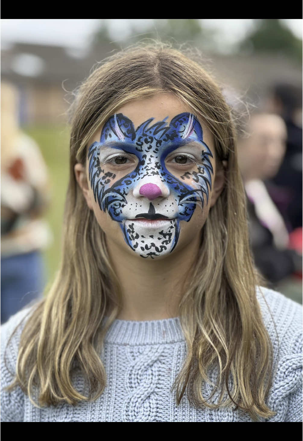 Blue Leopard 😍 #facepaint #facepainting #facepainter #facepaintersoftiktok #fyp #foryoupage❤️❤️ #foryoupagе #leopard 