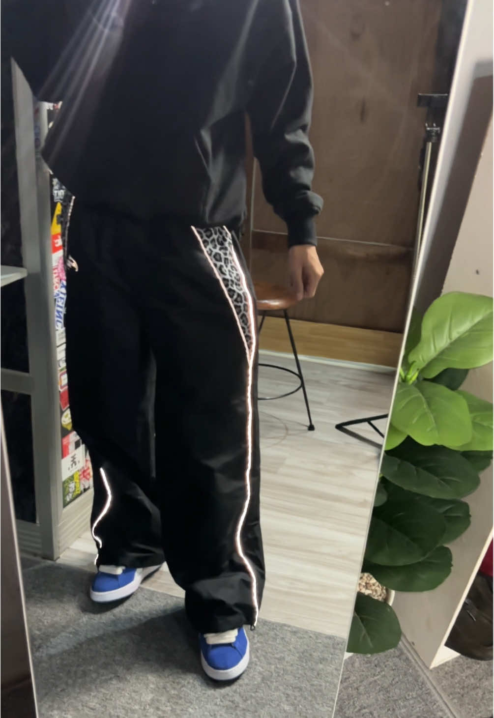 baggypants leopard reflektif🔥 #rekomendasioutfit #baggypants #celanareflective #celanaleopard #fyp 