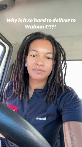 Why Walmart?!? They be acting like I’m about to steal in the back too sometimes. 😂 #trucksoftiktok #blacktruckersoftiktok #truckers #walmart #femaletruckdriver #butwhy #fyppppppppppppppppppppppp 
