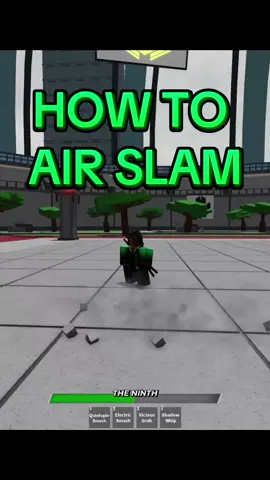 How to AIRSLAM #roblox #robloxfyp #anime #heroesbattlegrounds #animegame #fightinggamescommunity #thestrongestbattlegrounds 