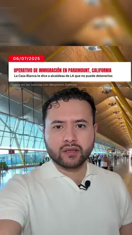 🚨Fuerte presencia de la Patrulla Fronteriza y agentes de inmigración en Paramount, California.