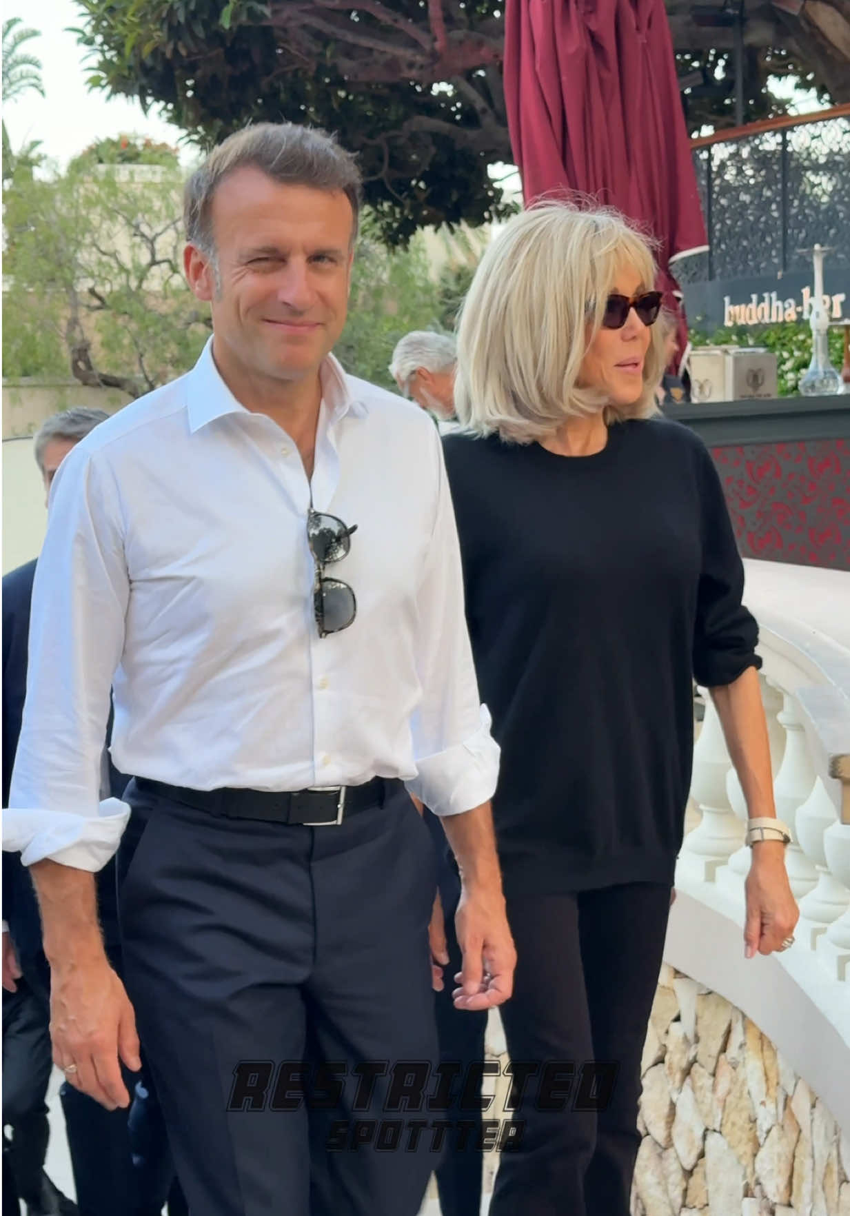 When the President of France just walking in front of you in Monaco. Emmanuel