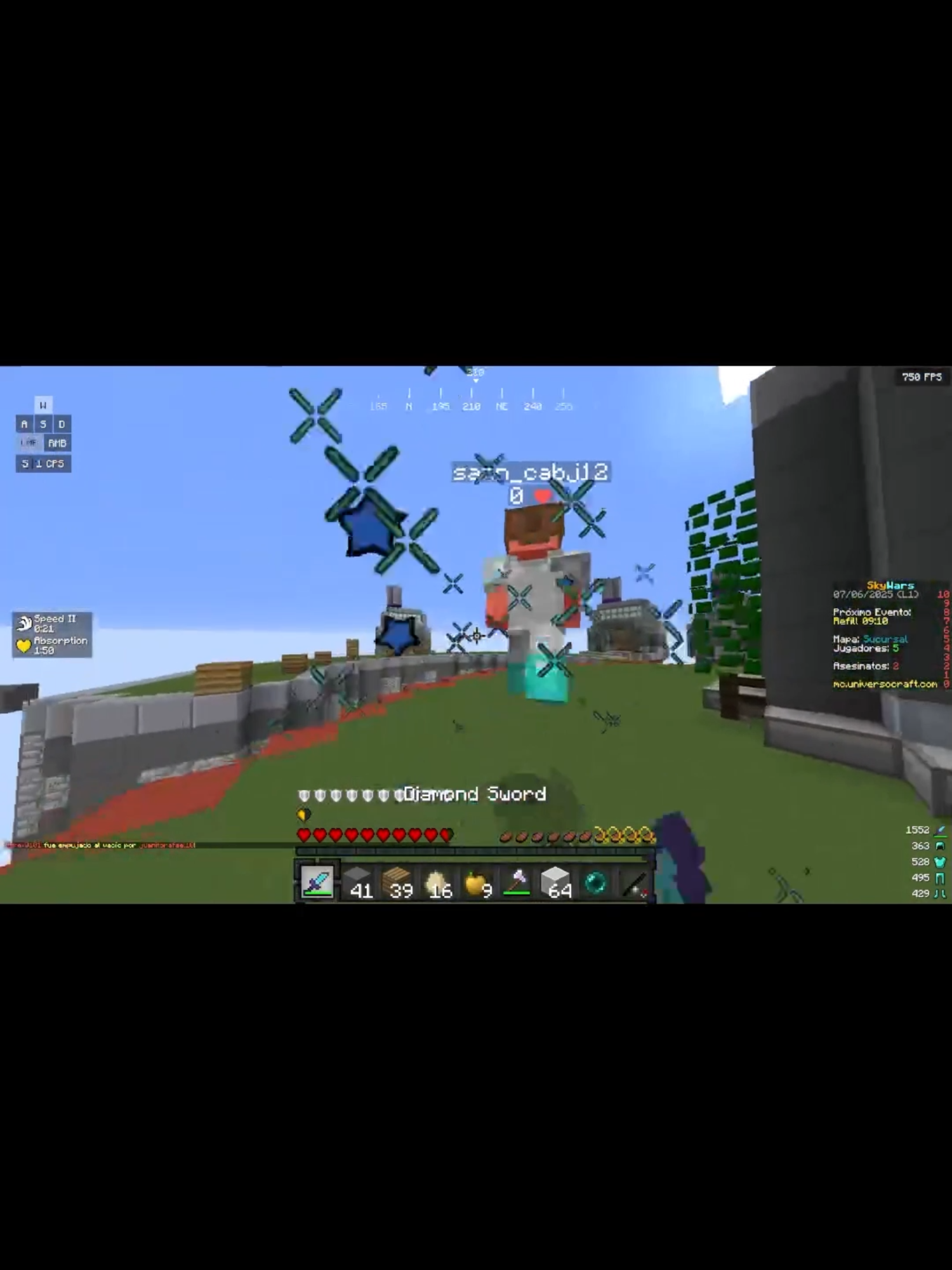5 kills #Minecraft #rayarzk #pvp #skywars #minecraftmemes #skywars