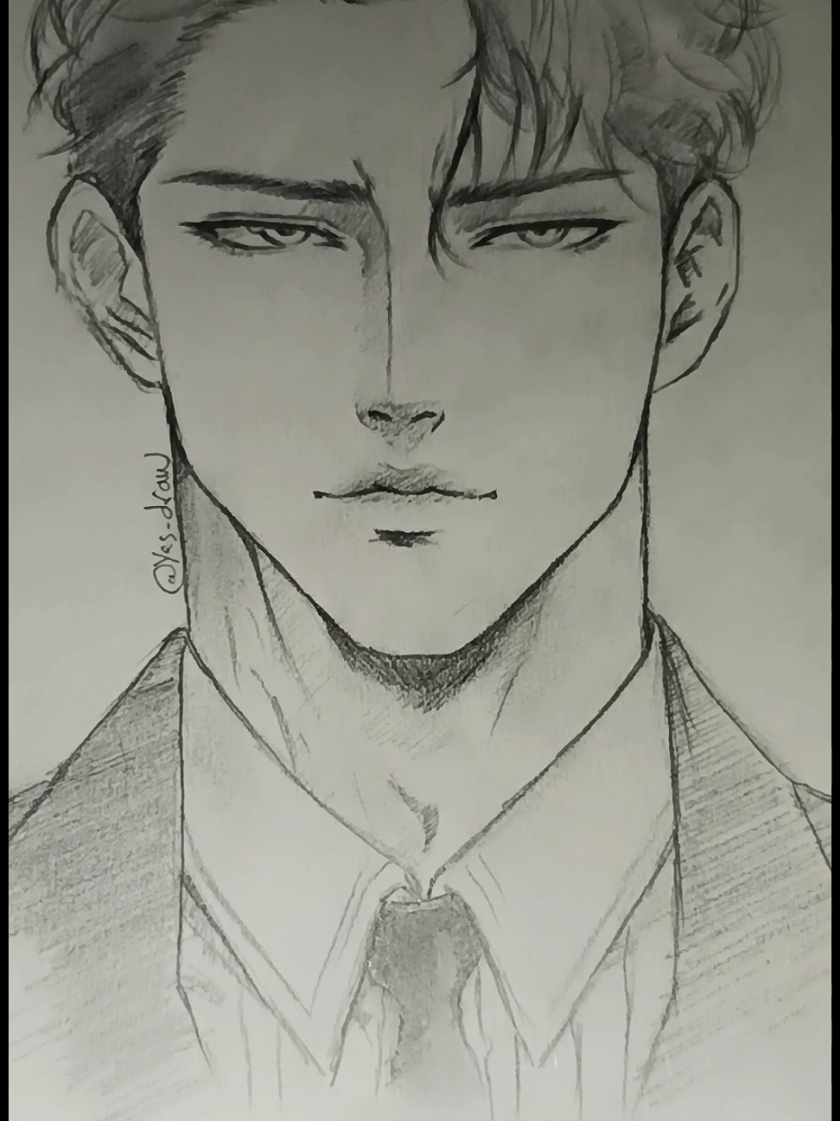 he's fine 🙂  #drawing #foryou #fyp #art #sketch #pencilart #artist #explore #howtodraw 