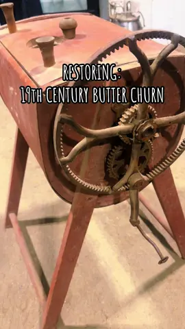 #antique #butterchurn #antiquebutterchurn #maine #newengland #butter #farm #milk #louddogfarm #restoration #antiques 
