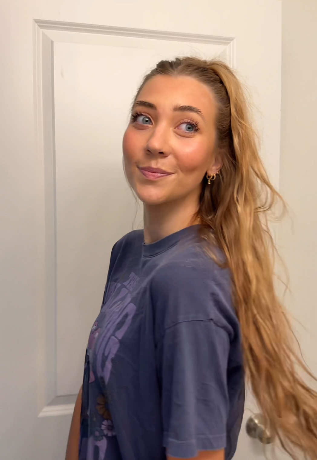 A half up with a ✨twist✨ #hairtok #hairinspo #hairtutorial 