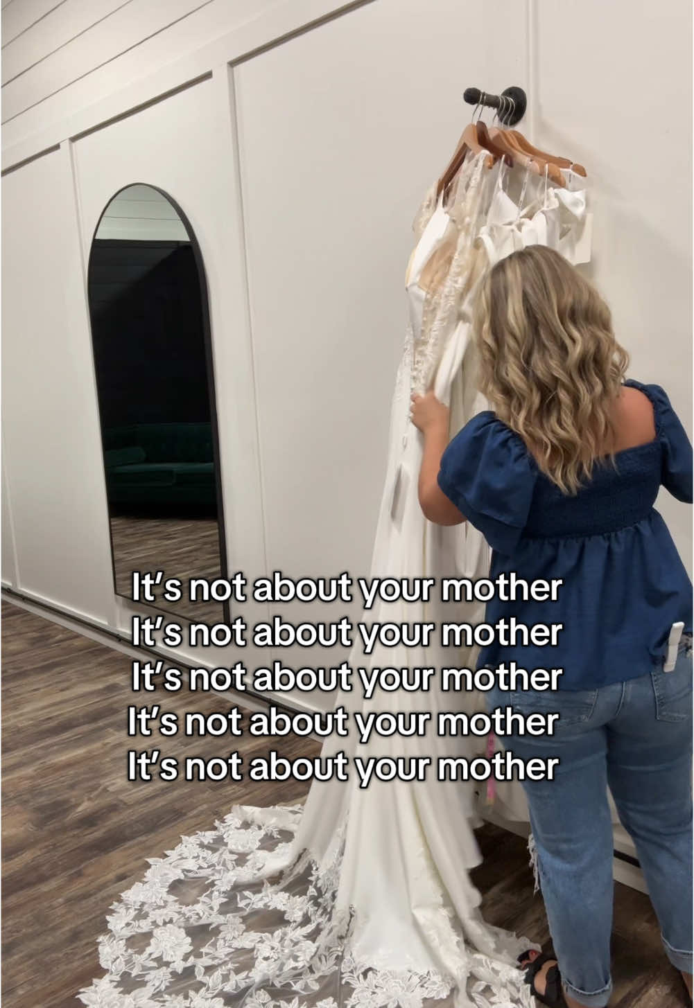 Sometimes we just need a little reminder 🤭 #silentrepost #momzilla #wildrosebridal #wildrose #bridalcontent #weddingcontent #weddingcontentcreator #bridalconsultant 