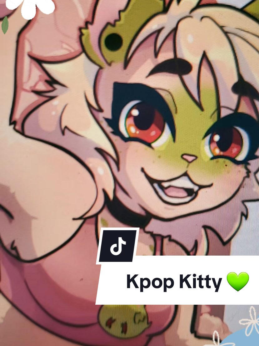 a commission for the stunning @dyslexyic !  this little kitty is as fierce as she is~~ I loved working on her!!  #commission #kpop #anthro #furry #cute #digitalart #Kitty #art 