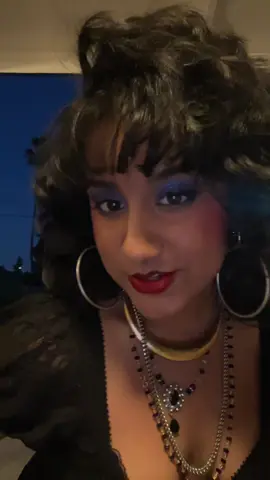 Fit for 80s night😛😛 Also I tried setting my makeup with hairspray and it works so well omg #80s #nakedeyes #synthpop #80smusic #80smakeup #80sfashion 