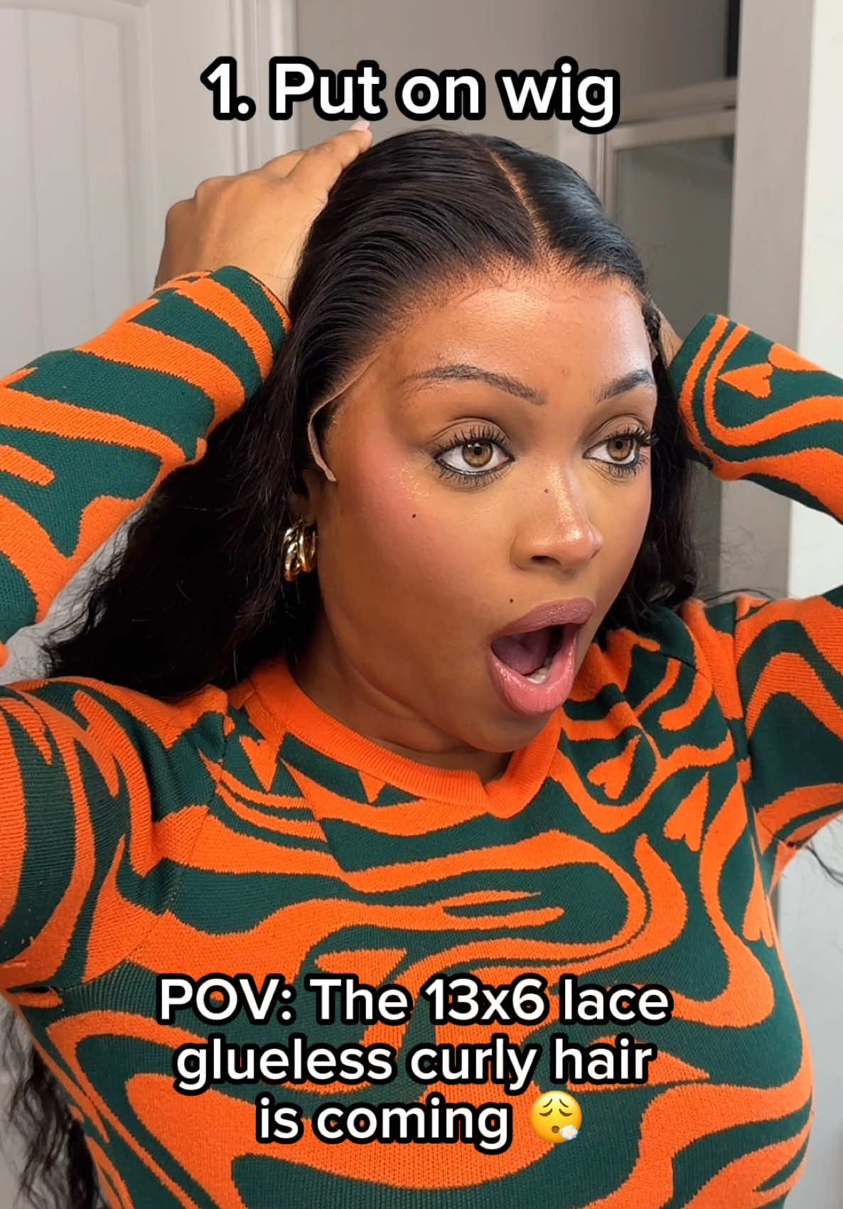 Who styles their Wigs anymore when you have @Megalookhair shop ?! 😍  These lil WearNGo wigs are next level! 🔥 @Megalookhair @megalookhaircompany  Hair: [NEW IN] Megalook 13x6 Glueless Full Lace Front Wig HD Transparent Lace Body Wave Easy Wear Go Wig @lucywen6 🩷 #megalookhair #bodywave #bodywavehair #wearngowig #gluelesswig #gluelesswigs #threego #megalookhair #glueless 