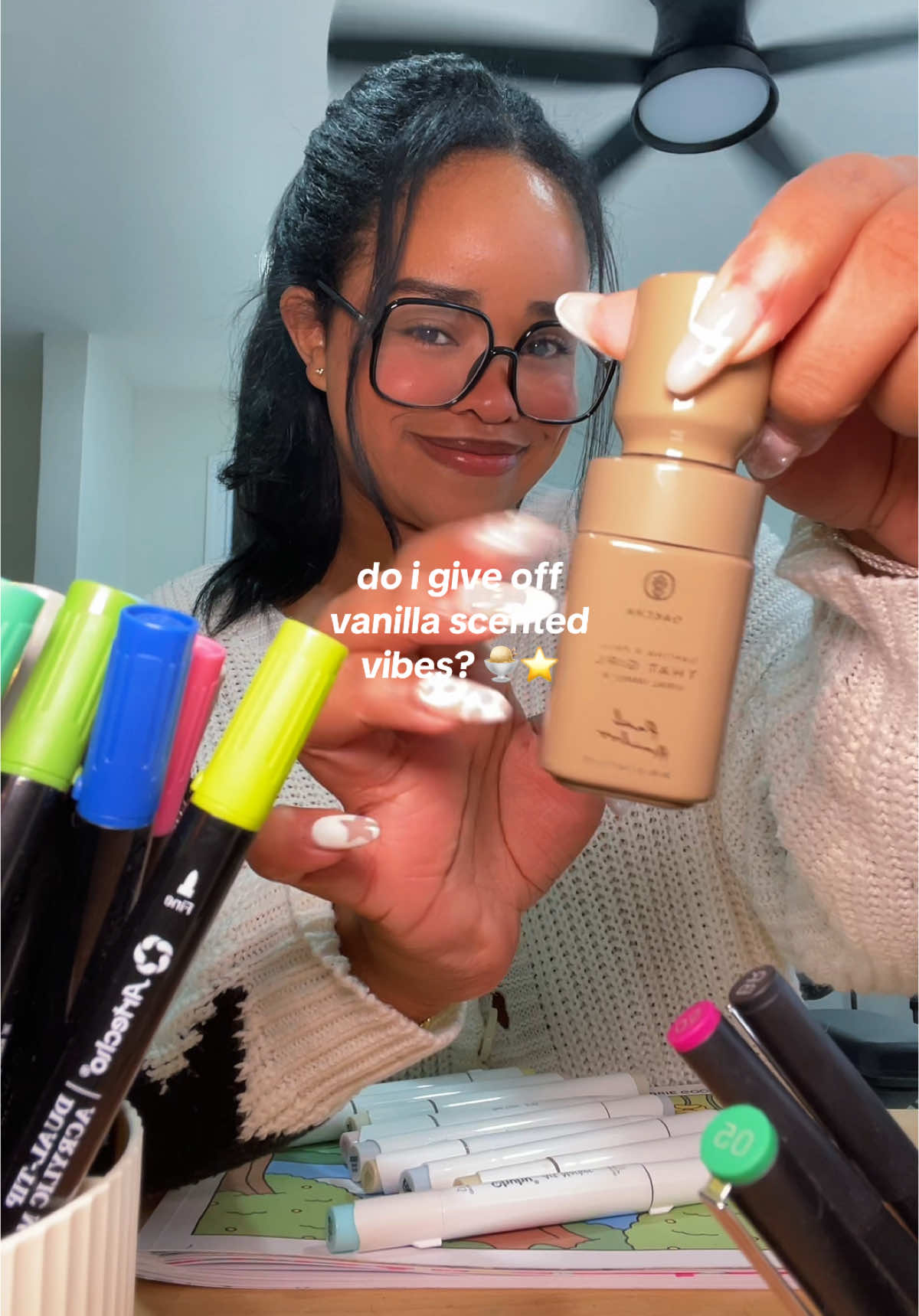 if you ever wondered how i smell like…this is it !! LOL 🤭🍨⭐️ @Oakcha makes the best vanilla oil perfume…i don’t make the rules. 😉 #perfume #oilperfume #vanilla #vanillaperfume #oakcha #contentcreator #iphone 