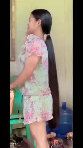 #Beautiful Long Haircut #myanmarlonghair #job #cut 