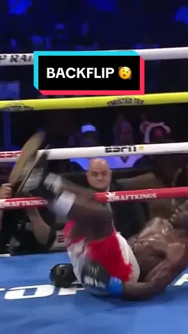 MADE HIM DO A FLIP 🫨 #boxing #boxeo #knockdown 