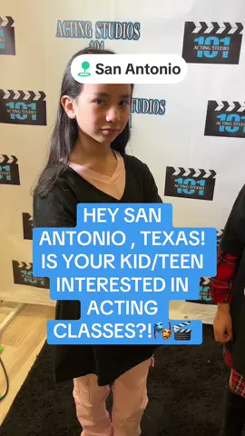 IF YOU’RE SEEING THIS- IT IS YOUR SIGN TO SIGN UP FOR ACTING STUDIOS 101- KID-TEEN ACTING CLASSES ✨ San Antonio, Texas!!! Build confidence, act on camera and learn the craft…. AND HAVE FUN!  text: “ Acting Summer “ 210-482-9457 #ActingStudio101 #sanantonio #sanantoniotx #thingstodoinsanantonio #texascheck #fyp #kidactingclass 