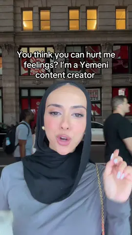 Trust your girl has developed THICK skin 😌 #ArabTikTok #hijabi #nyc 