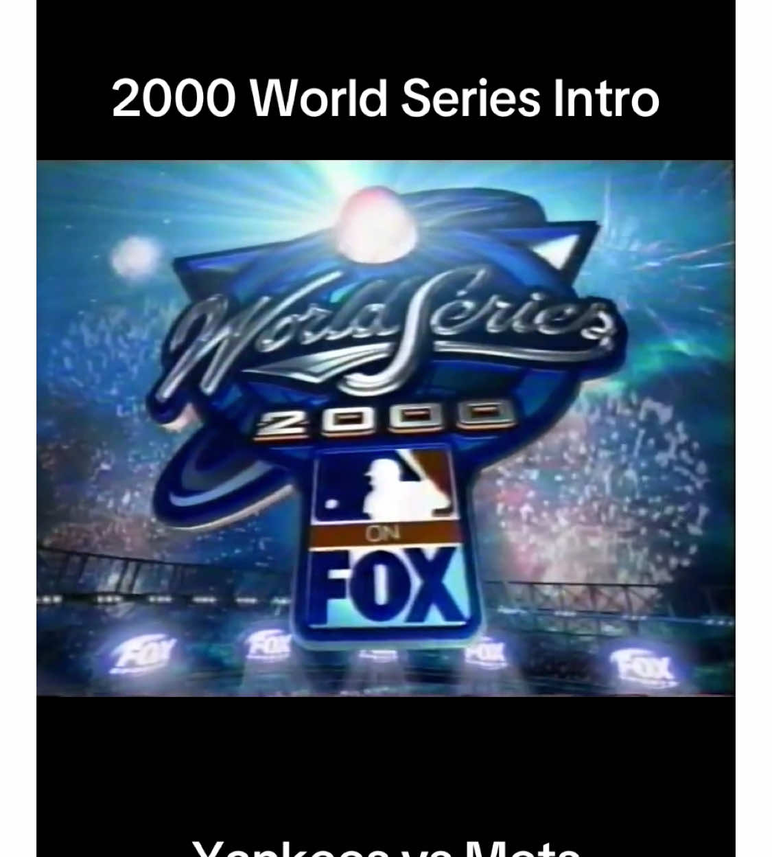 2000 World Series Intro #y2k #2000s #00s #sports #nyc #baseball #MLB #yankees #mets #nyy #nym #dynasty #fypシ #fy