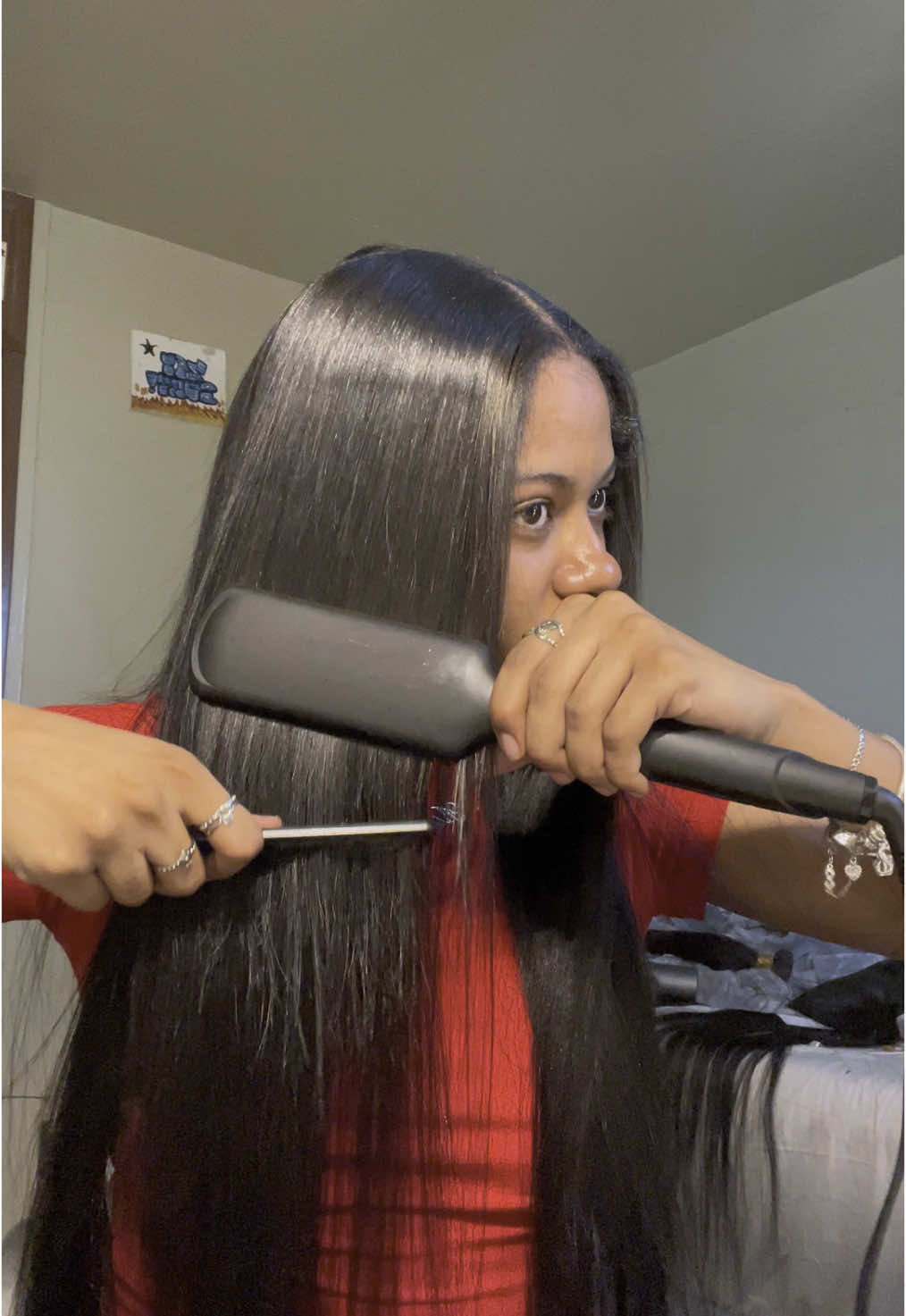 @onemorehairofficial @onemorehairshop #quikyweave#tiktoksummerturnupsale#fyp#foryourpage#straight#yaki#bundles#outdoorfun#extensions