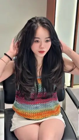 Tóc nối uốn cúp layer 