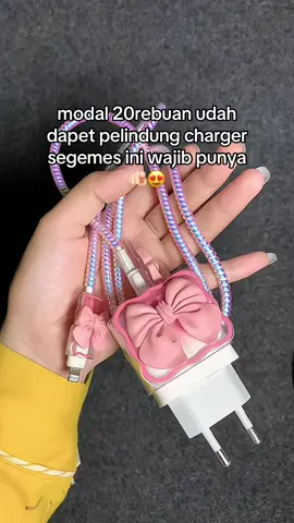 awet dan ga gampang kotor👌🏻 #pelindungcharger #pelindungkabelkarakter #fyp 