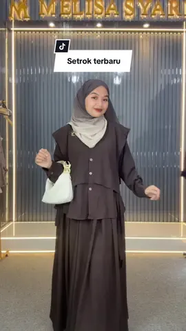 Ma Shaa Allahh oneset super cantik 🥹💗  #melisasyari #oneset #setrok #ootdoneset #ootdsetrok #mahogany #fyp #fypageシ 