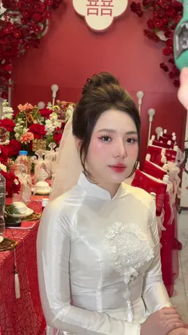 Cô dâu hôm nay  🤍#StudioHoangVy #HoangVyMakeUp #codauxinh #codau #chupanhcuoi #makeupcodaucuchi #cuchi #xuhuong #ngaycuoi 