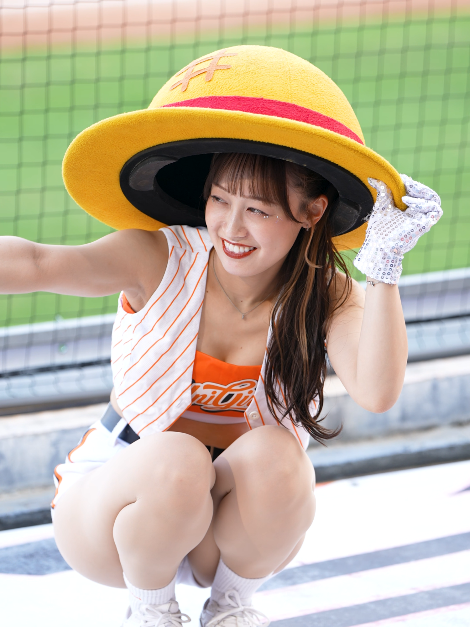 瑟七にマスコットの帽子をかぶせられるChihiro #Chihiro #台湾チア #unigirls #チアリーダー #台湾チアTV #台湾チアガール #cpbl #中華職棒#cheerleader #치어리더 #台湾野球チア 2025/5/30撮影