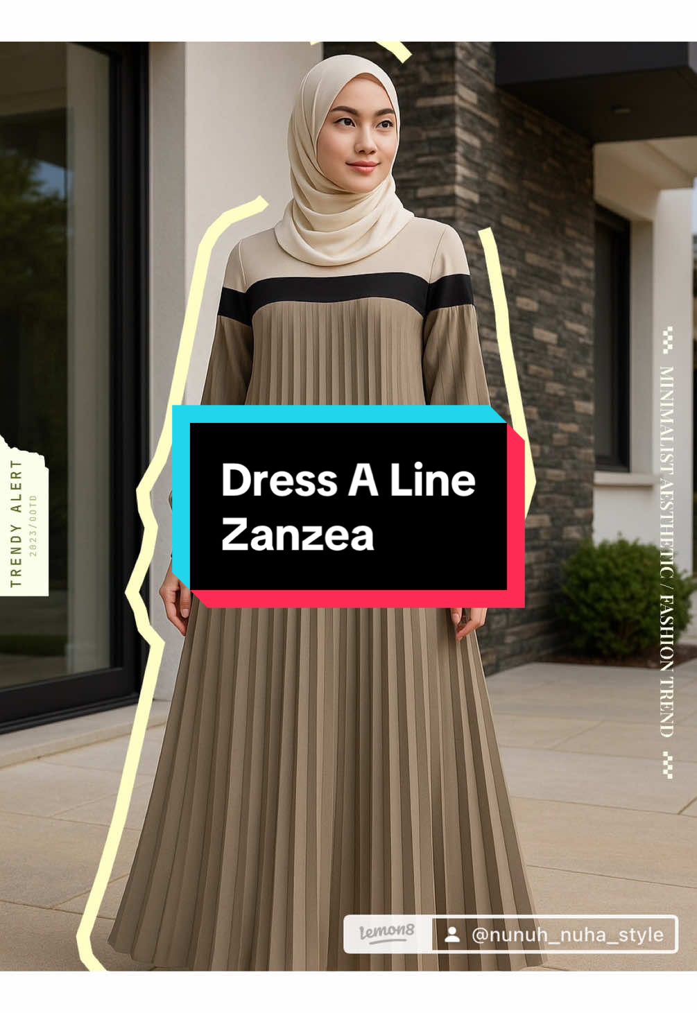 ✨ Dress pleated A-line dari ZANZEA ni memang pilihan Muslimah plus size! Sesuai untuk jalan-jalan, kerja atau Raya nanti! Material ringan, tak panas, dan confirm nampak kurus bila pakai 🥰 #ZanzeaPlusSize #PleatedDress #BajuMuslimah #DressMuslimah #OotdMuslimah #BajuRaya2025 #PlusSizeFashion #BajuLabuhMuslimah #IronlessDress #TiktokAffiliate #FashionMuslimah #DressSize5XL #ModestWear #MuslimahModen