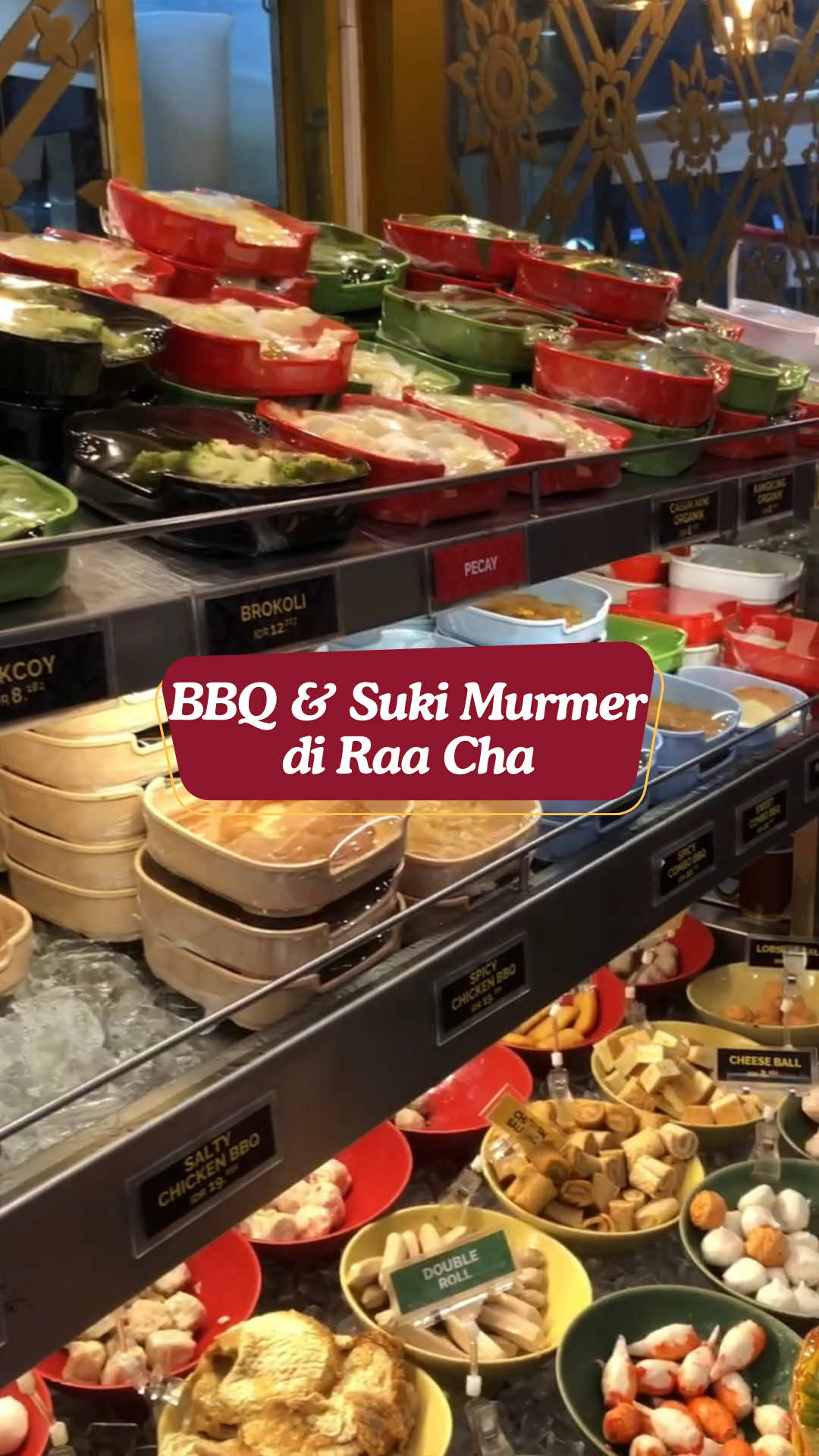 Kapan lagi bbq an dan suki dengan harga Rp. 70.000an!🤤👏🏻 📍Raa Cha, Mall Transmart Juanda Bekasi 📌 Senin - Minggu 🕰️ 10.00am - 21.30pm #fypp #bbq #suki #rekomendasikuliner #kulinerbekasi #raacha #jelajahkuliner 