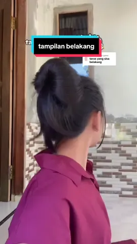 Membalas @gishel                      #messybun 