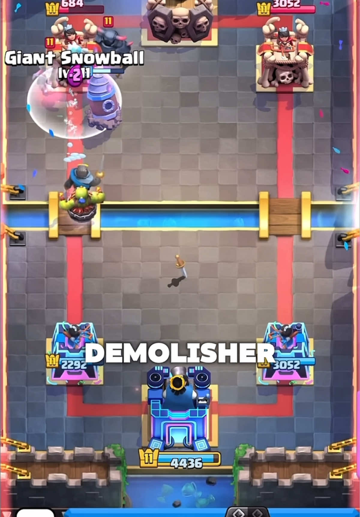 The goblin demolisher just got buffed this season and has insane synergy with drill! #clashroyale #ryleycr 