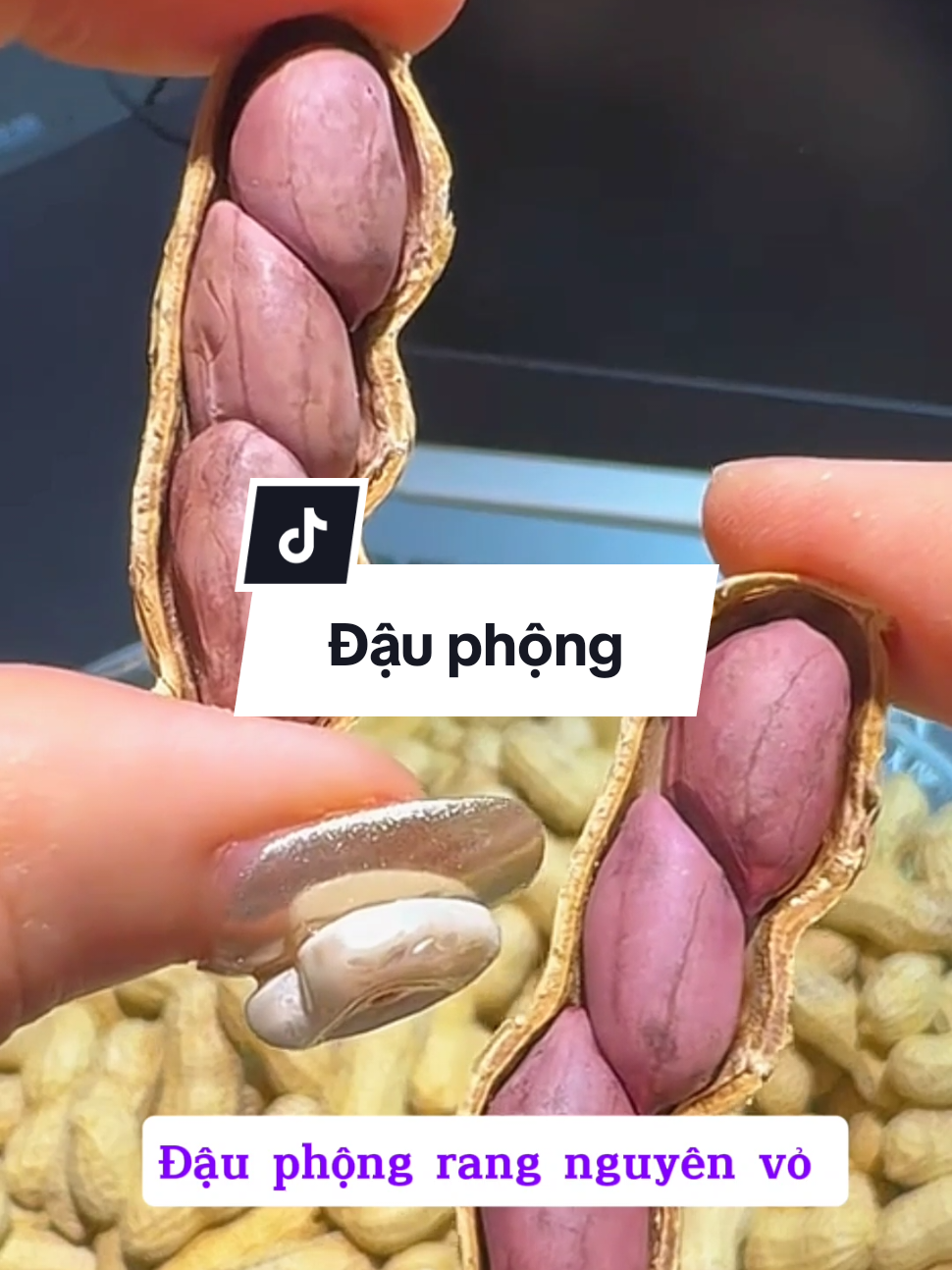 Đậu phộng rang sữa nguyên vỏ  #doanvat #doanvatngon #dauphong #xuhuong 