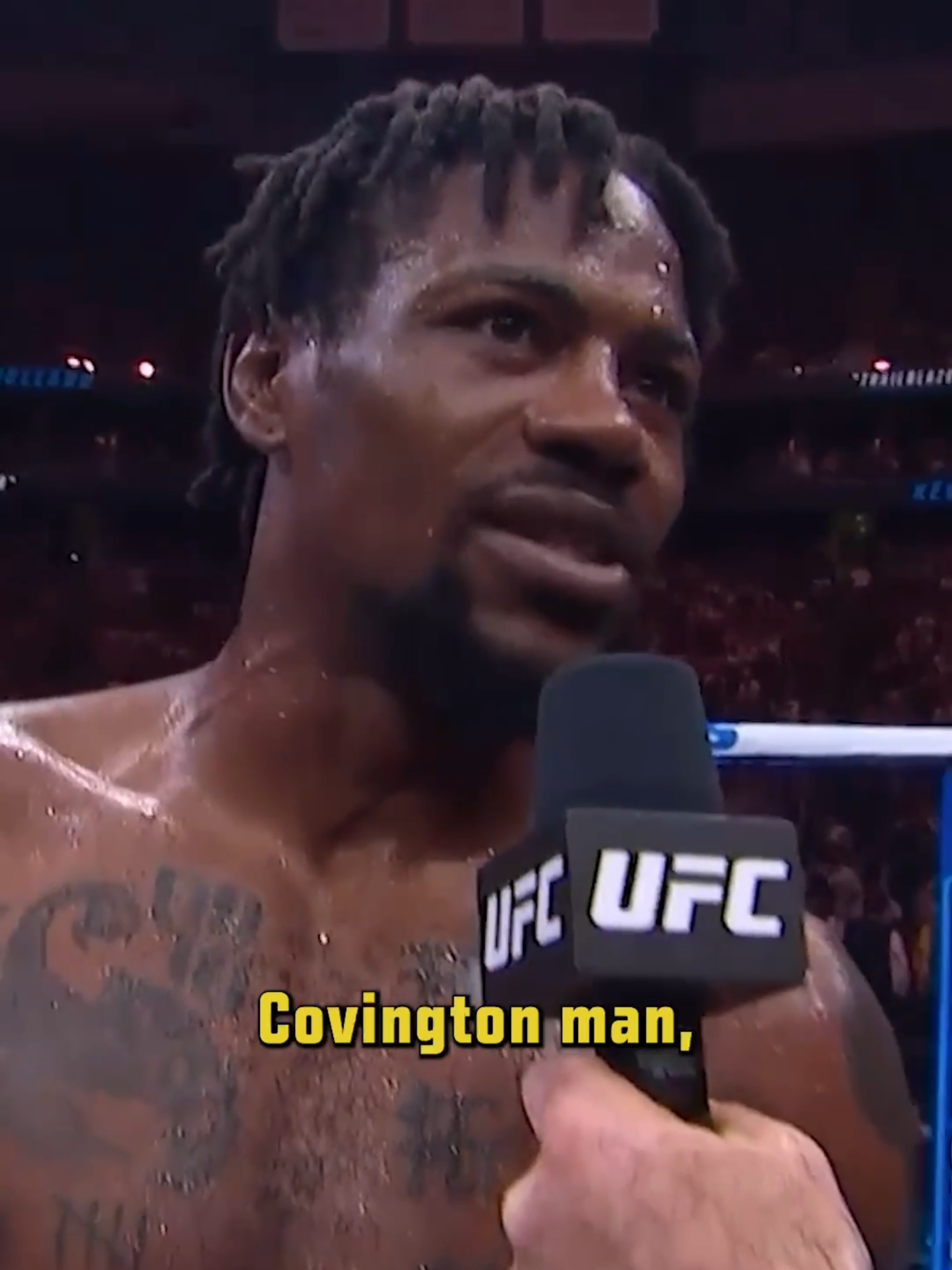 Kevin Holland is staying at 170 and he wants to face Colby Covington 👊 #UFC #mma #kevinholland