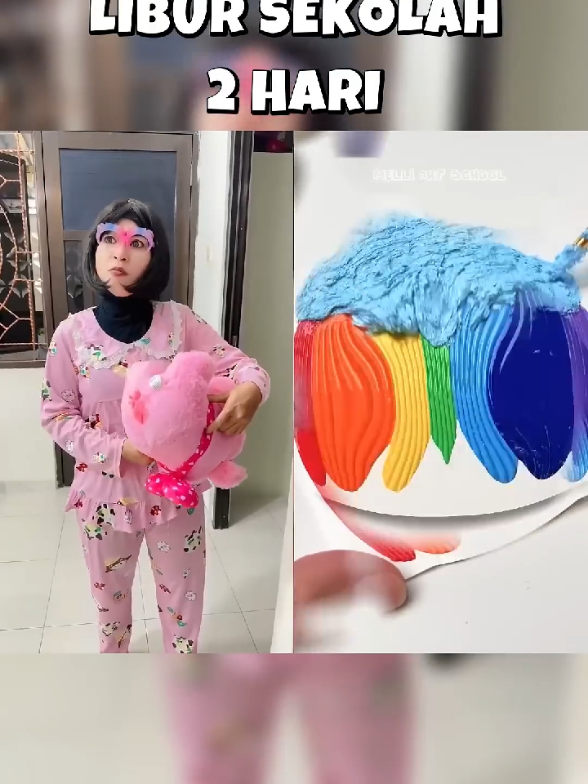 Nur, libur sekolah 2 hari | sc @nurrayni25 