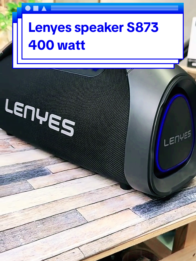 Speaker Lenyes S873 400 watt gratis 2 mic. #speakerkaraoke #speakerbluetooth #lenyess873 